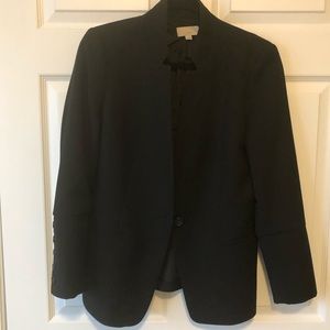 Loft blazer notch neck, no vent, cool sleeve